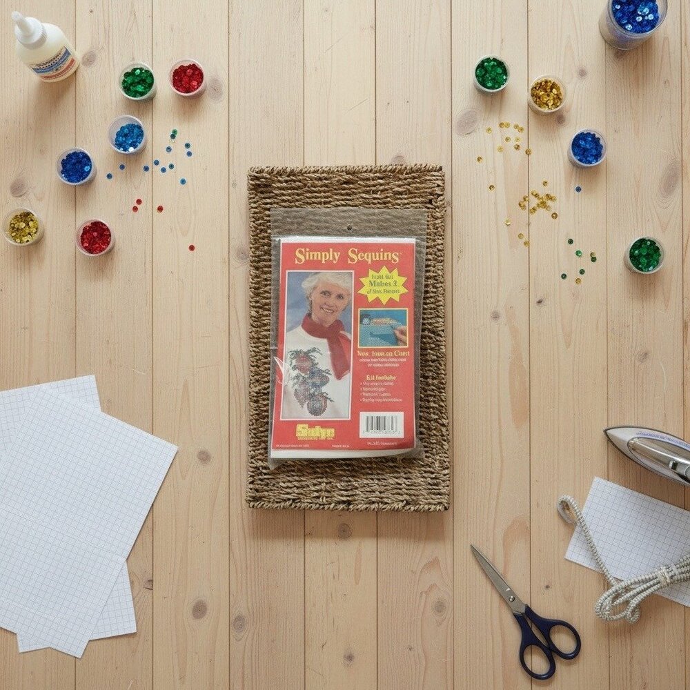 Simply Sequins‎ Iron-On Sequin Ornament Kit By Sulyn Industries